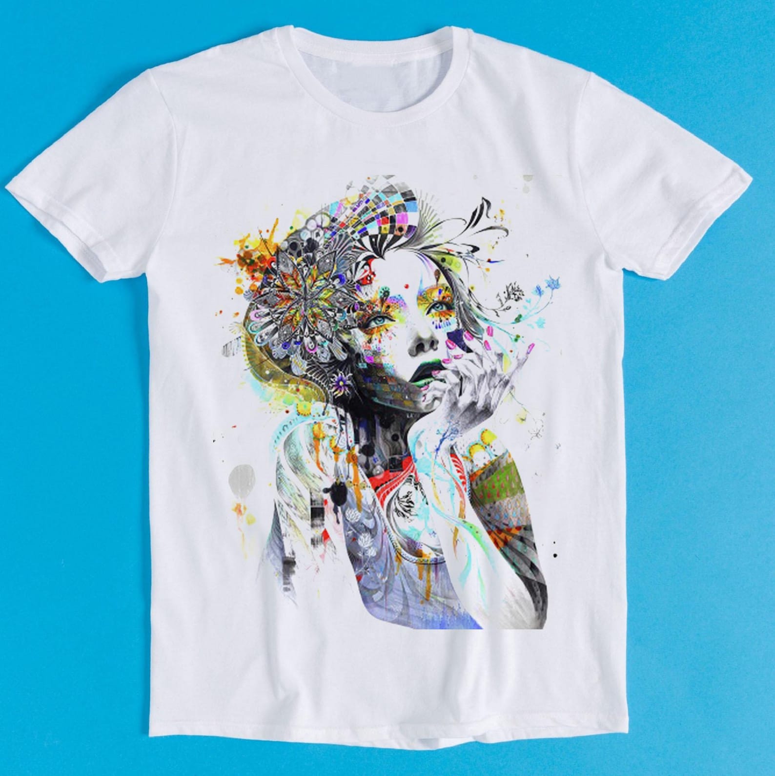 Banksy Urban Princess Graffiti Oil Painting Circulation Funny Gift Tee T-Shirt K2847 M