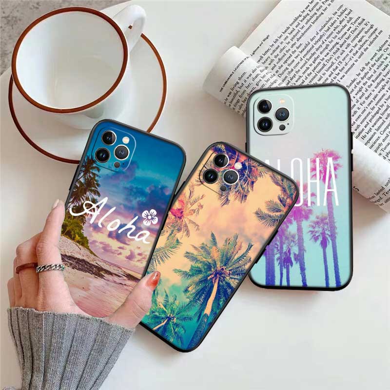 NH8 Beach Aloha Tree Summer Case for Motorola Edge 60 60s 70 G86 G56 G54 E14 G04S G45 G54 G64 S30 S50 X30 X40 X50 Pro Power