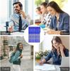 12 blue rubber pens 0.5mm rubber pens rechargeable ballpoint pens erasable and durable
