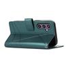 DF-06 For Samsung Galaxy S25+ Phone Case Line Imprint Leather Wallet Cover