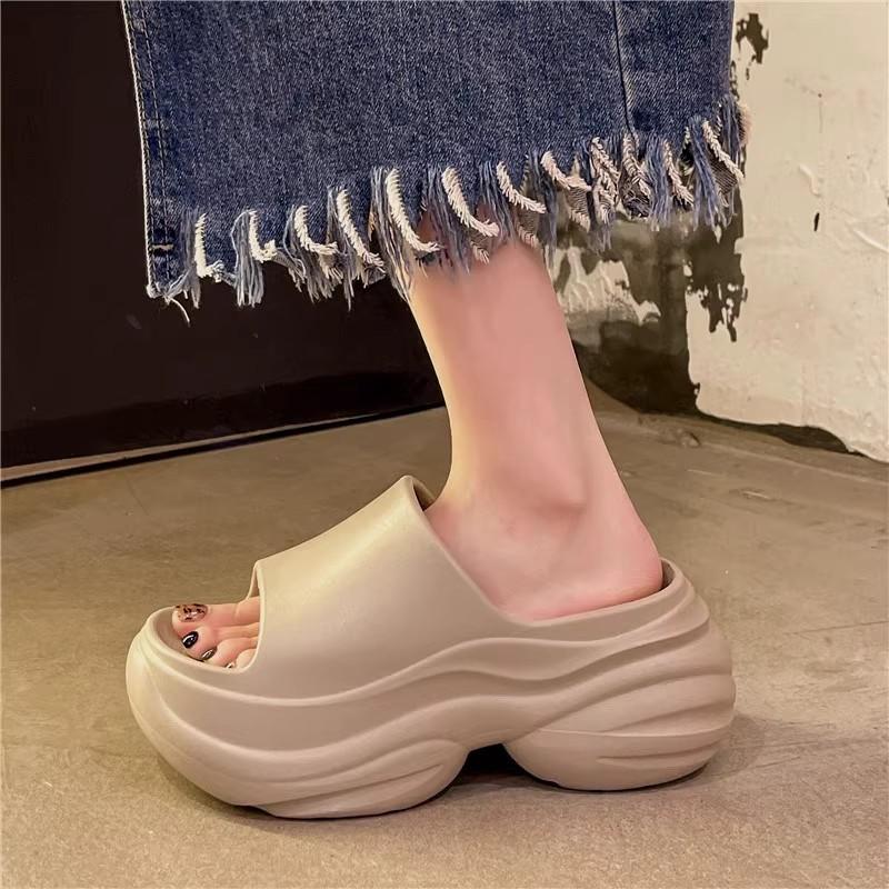 Cool Slippers Women Wear Thick Bottom Home Indoor Non-slip Non-smelly Feet Home Summer Bathroom Men