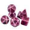 7Pcs Polyhedral Dice Opaque Polyhedral Game Dice with Tube for RPG DND D20 D12 D10 D8 D6 D4 Table Game