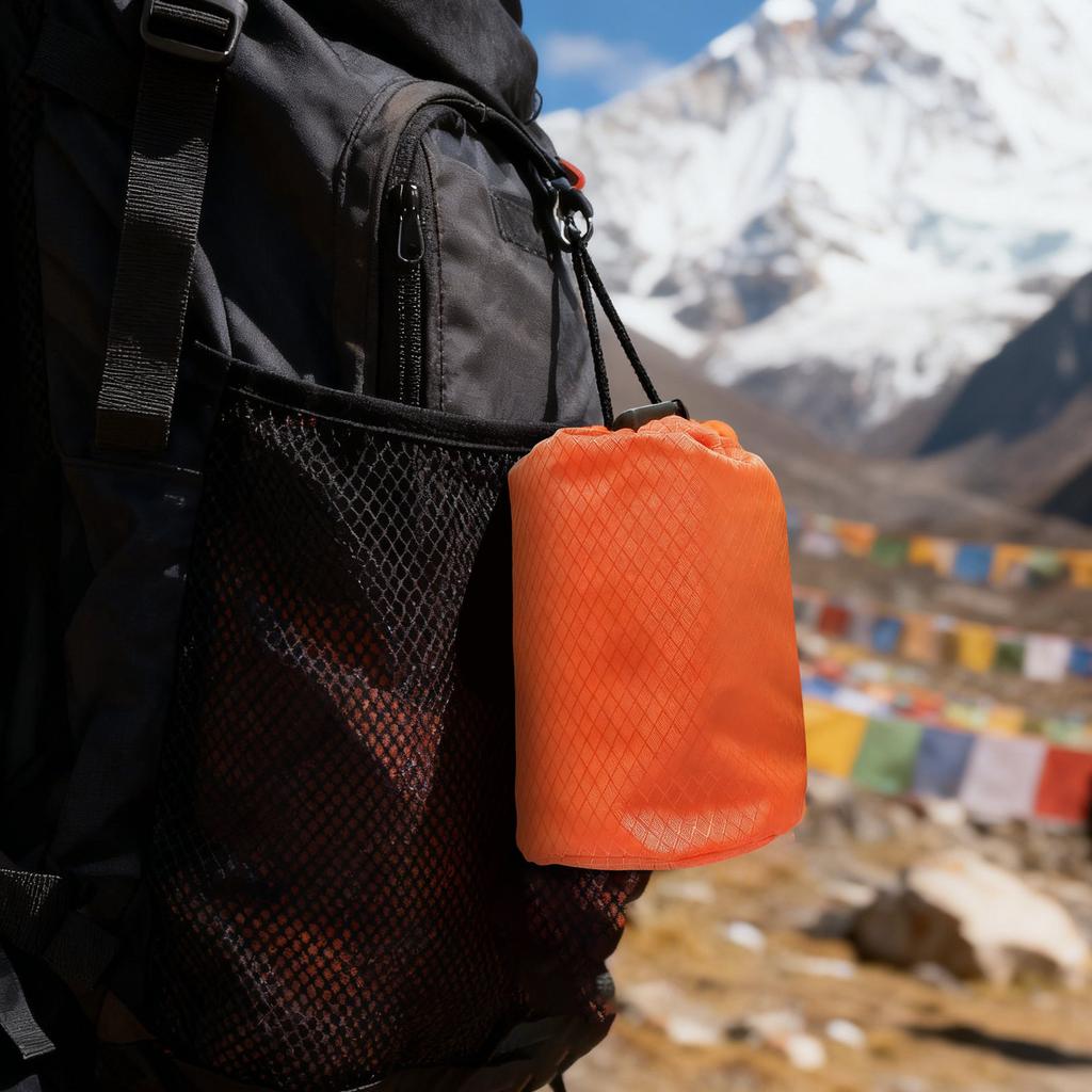 Emergency Sleeping Bag, , Pocket Sized  Blanket, Warm Camping Bag, Suitable For Outdoor Camping And Hiking.
