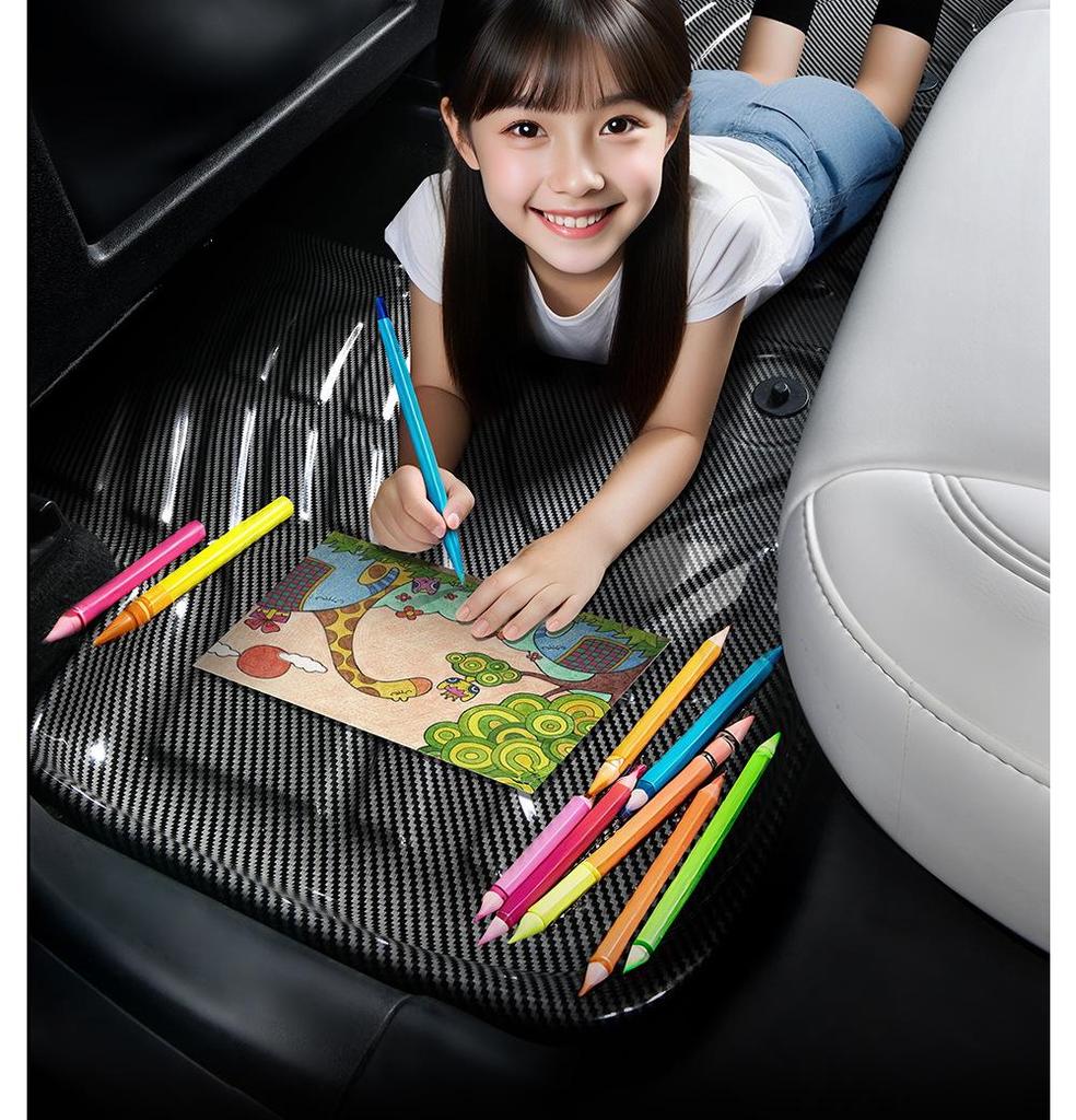 Honda ZR-V Carbon Fiber Style TPE Floor Mats - Car Protection & Decorative Carpet