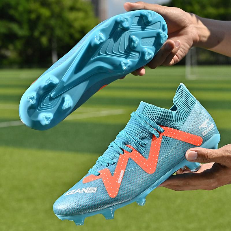Jugend-Fußballschuhe, hohe Outdoor-Männer, lange Nägel, Sport-Fußballschuhe, große Größe von Jugend-Sport-Fußballschuhen
