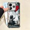 B-Banksy Art Graffiti Artist Plating Phone Case For Xiaomi Redmi Note 14 15 Pro Plus 13 12 11 11S 11T 10 9S 9 5G Anti-Fall Airab