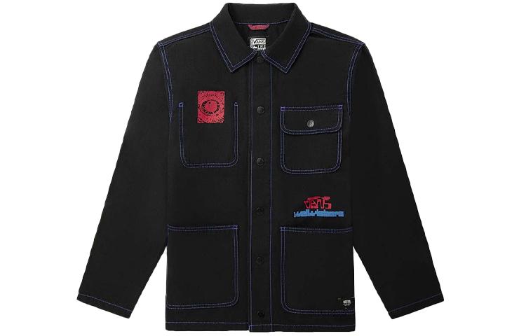 Vans Jackets Men s Black Lapel Moderate Other VN0A3WF140C XL