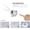 DC12V-24V Recessed LED Light Touch Switch Stepless Dimmable Touch Sensor Dimmer For LED Strip Light DIY Bed Closet Cabinet Light