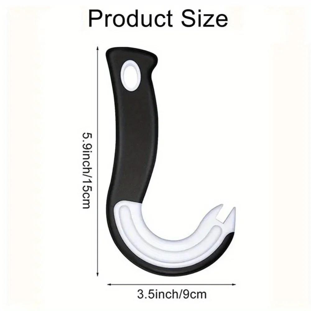 Ring Pull Can Opener J Shaped Jar Lid Opener Multifunction Can Opener Easy Grip Ring Pull Tab Cans Tins Bottles Kitchen Tools