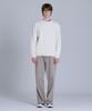 BASIC HOUSE Cable Round Neck Knit Oatmeal Lykt7101