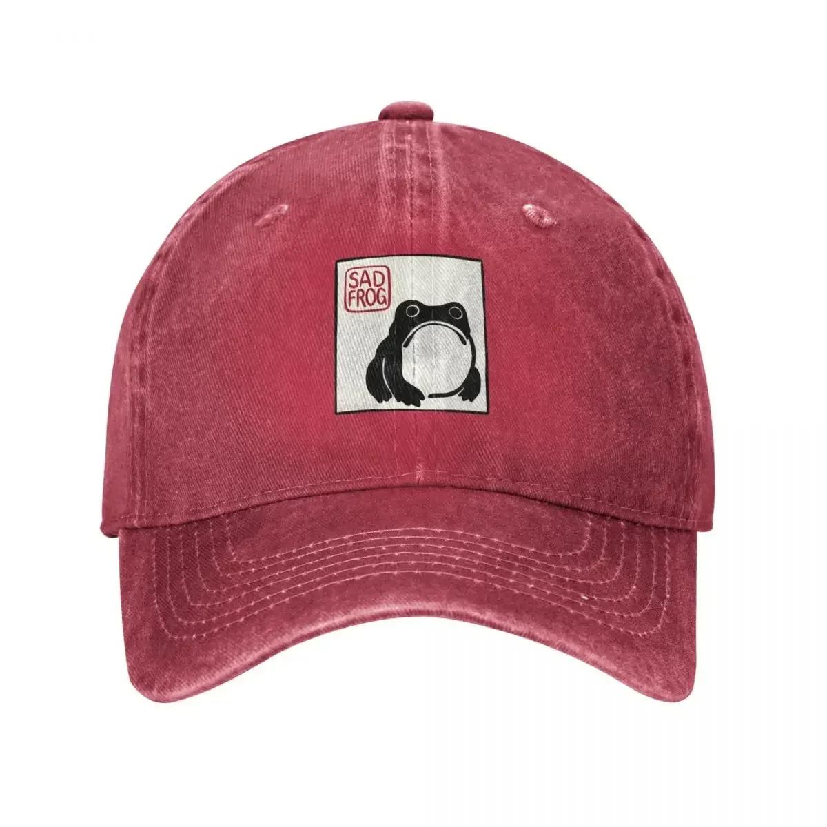 Matsumoto Hoji Sad Frog Baseball Cap fun hats Luxury Hat Womens Hats Unisexs