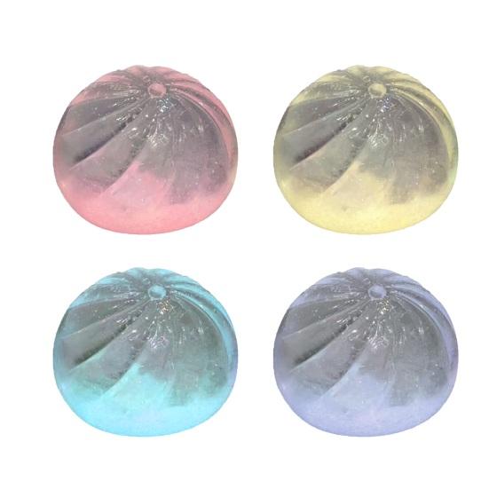 

Іграшка-парова булочка для зняття стресу Портативна для подорожей Повільно піднімається Прозора булочка Сенсорна іграшка для дітей та дорослих М яка стрес-кулька Булочка Стискати Щипати Іграшка-фітжет 1pc