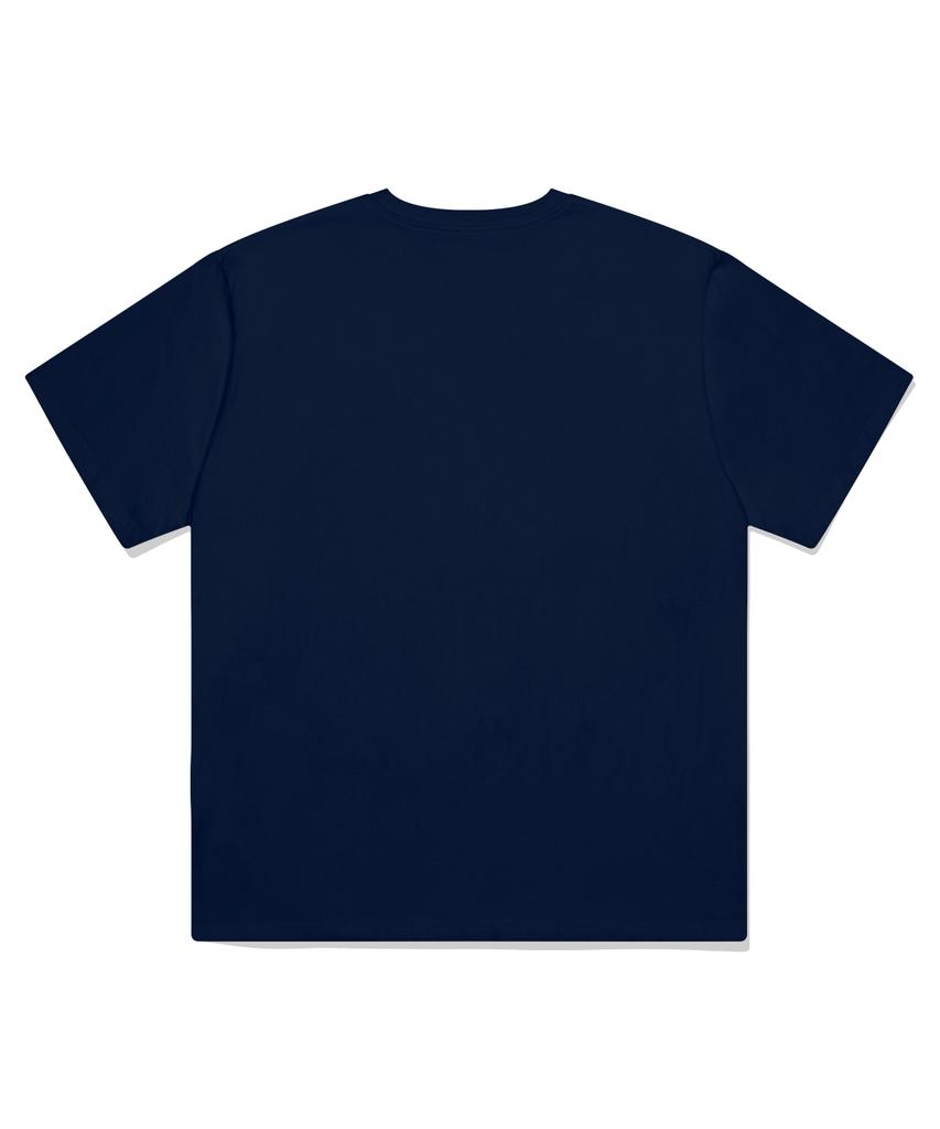 PAGESIISII Wish Things Printed Short Sleeve T-Shirt Navy