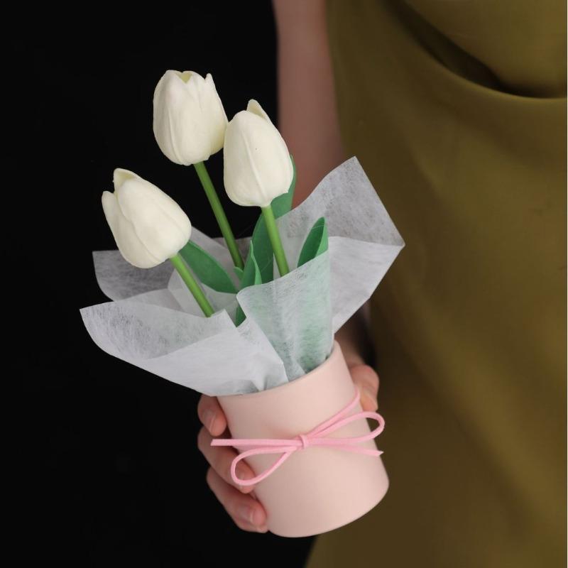 

Имитация тюльпана, вечный сухой цветок, праздничный подарок, автомобиль, ароматерапия, украшение для офиса, подарок на день рождения F