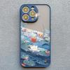 Summer Lotus Flower Phone Case For iPhone 16 15 Pro Max Case For iPhone 11 14 12 13 Pro Max Mini 7 8 15 Plus XS X XR Back Cover