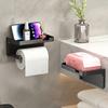 Tissue Hanger Toilet Paper Roll Holder Storage Accessories Storage Rack No Punching Paper Ttowel Storage Rrack Wall Mounted