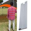 8PCS Portable Steel Corrosion Resistant Folding Adjustable Awning Rod Outdoor Sandbeach Tent Support Pole Accessory2M