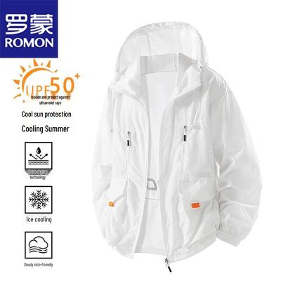 ROMON Lightweight Ice-Feel UV Protection Hooded Jacket