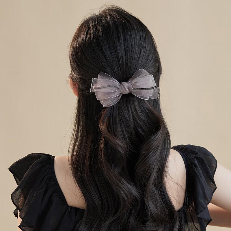 CHIMERA Bow Hair Clip, Ponytail Barrette, Half-Up Hairpin, Hair Accessory