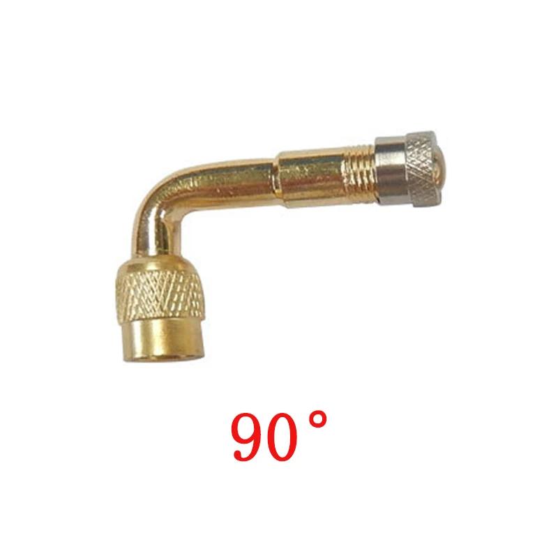1/3 Stück Reifenventilverlängerung 45 90 135 Grad Schrader Reifenventilschaftverlängerung Messingadapter Kompatibel für Auto Motorräder