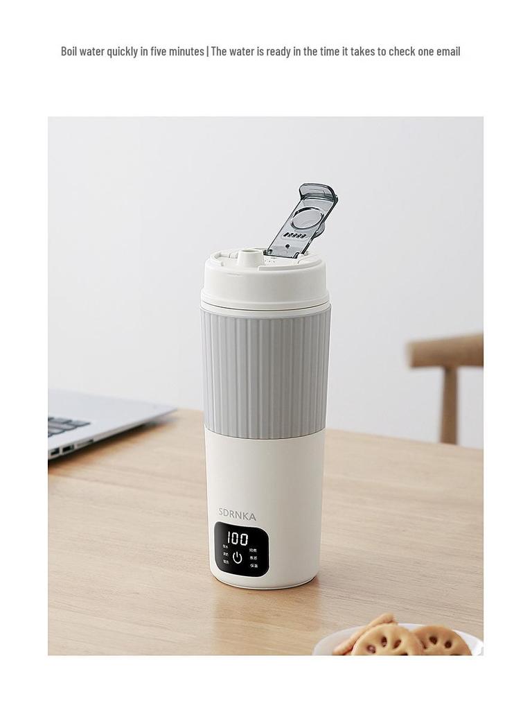 SDRNKA Compact Type-C Electric Kettle: Portable, Insulated, and Perfect for Home or Travel