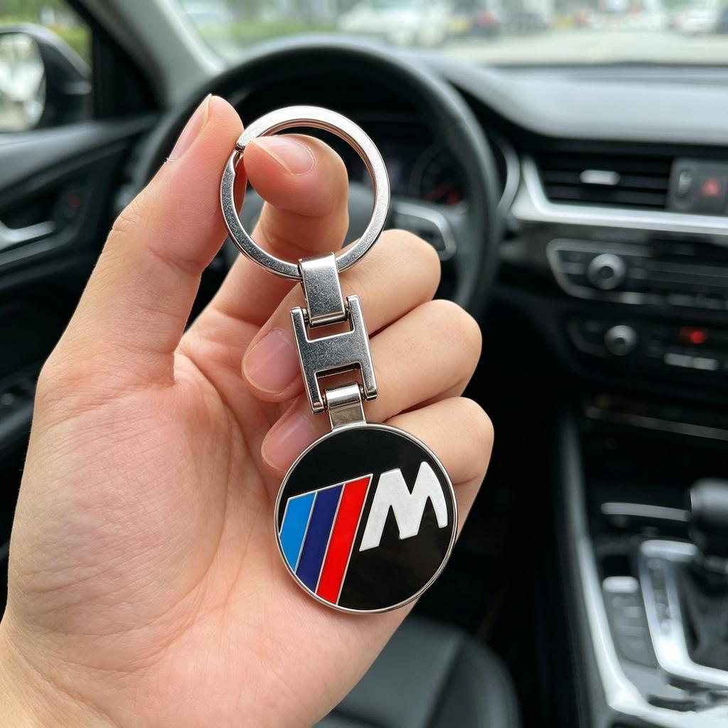 3D Creative Car Badge Keychain Metal Emblem Key Ring For BMW M F10 F20 E83 E90 E92 E93 X1 X5 X6 F30 G03 E43 E63 E84 Accessories pdzp71