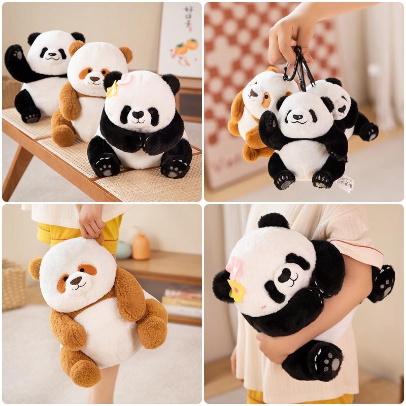 Cute And Realistic Panda Plush Toy With Pp Cotton Filling Perfect Birthday Gift For Kids