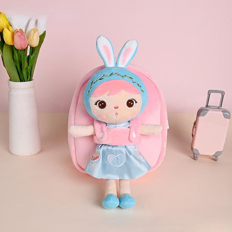 Non-Toxic Metoo Cartoon Animal Plush Children'S School Bag Kindergarten Cute Fashion Color Blocking Backpack Mini Backpack