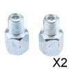 Universal Motorcycle Mirror Thread Adapter Conversion Screw , 2