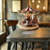 2D Acrylic Decor Pendant Christmas Table Decorations Carousel Shape Christmas Party Pendant Festive for Interior Holiday Home