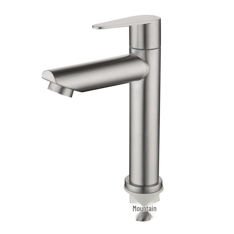 TLXT 304 Stainless Steel Single Cold Basin Faucet