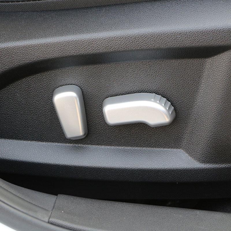 Color My Life Car Chrome Seat Switch Adjustment Knob Cover Trim Sticker for Renault Koleos 2017-2022 LHD Stickers