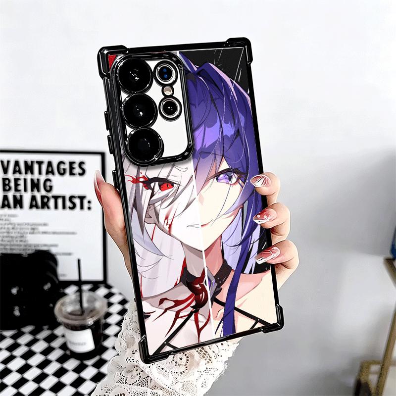 Honkai Star Rail Acheron Plating Phone Case For Samsung Galaxy S24 S25 FE S26 Edge S23 Ultra S22 S21 Plus S20 Anti-Fall Airabag