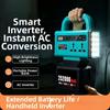DC 21V To AC 180V-220V 120W Portable Power Inverter Digital Voltage Display LED Work Light