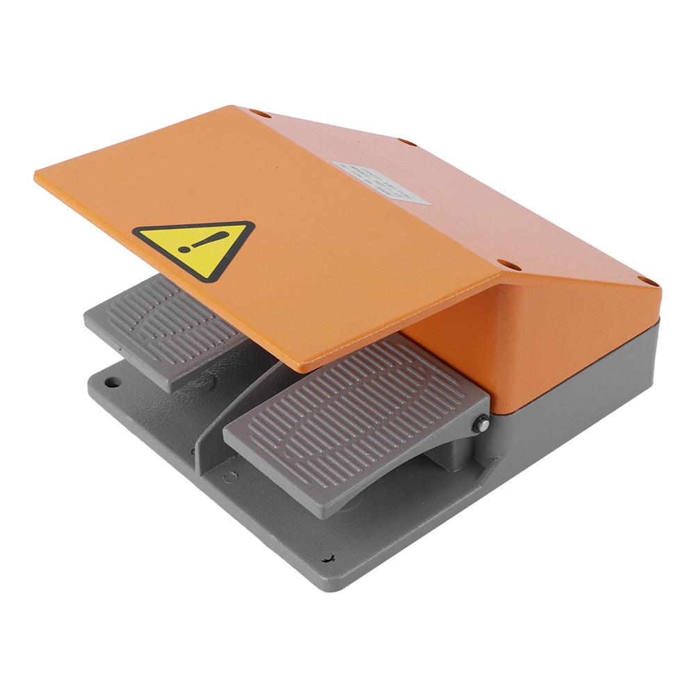 

BERM Foot Pedal Switch Dual for Electrical Machine Power Supply Clip Kit YDT1‑15 380VAC