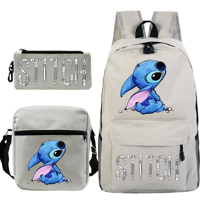 Children'S Backpack Cartoon Printed Schoolbag Shoulder Bag Pencil Case Set