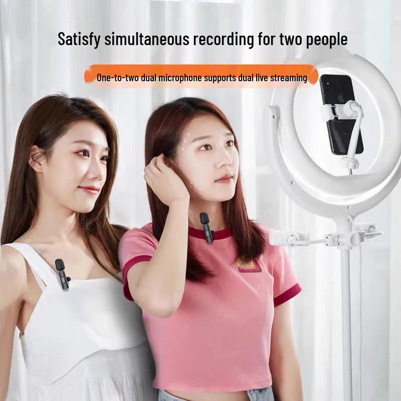 K1K9 Wireless Lavalier Microphone for Mobile Live Streaming and Audio Recording