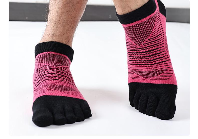 CoolMax Quick-Dry 5-Toe Running Socks: Sweat-Absorbent, Split-Toe Sports Socks for Marathon & Outdoor Activities