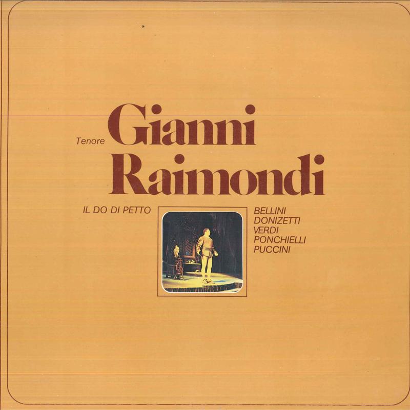 

LP Record GIANNI RAIMONDI - Il Do Di Petto OCL16010 Ricordi 1962 Italy Classical Used