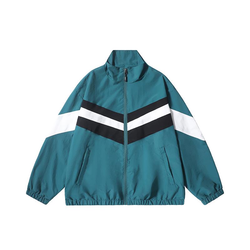 

Мужская модная осенняя повседневная спортивная куртка 2XL зелёный