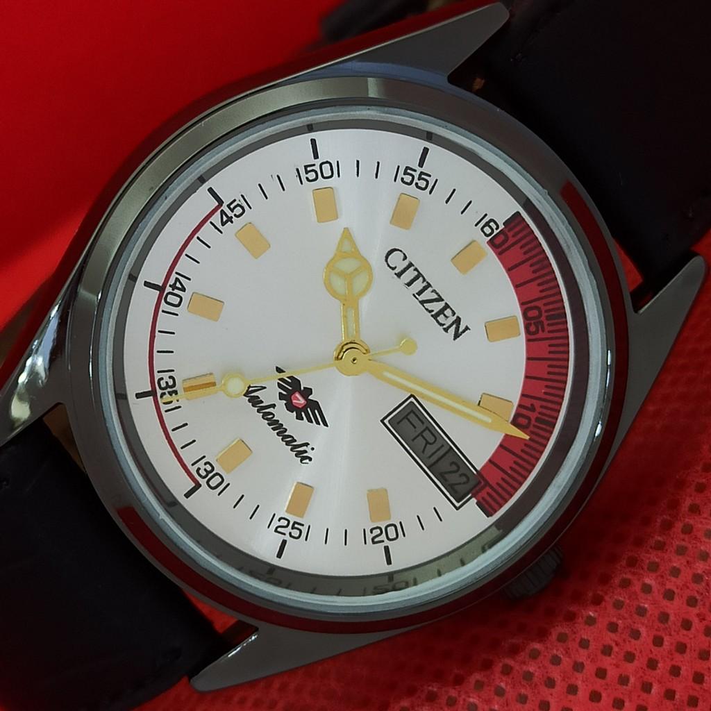 

REFURBISHED VINTAGE CITIZEN AUTO 8200 JAPAN MENS D/D SILVER WATCH 565a-a299530-9 SKU565a-a299530