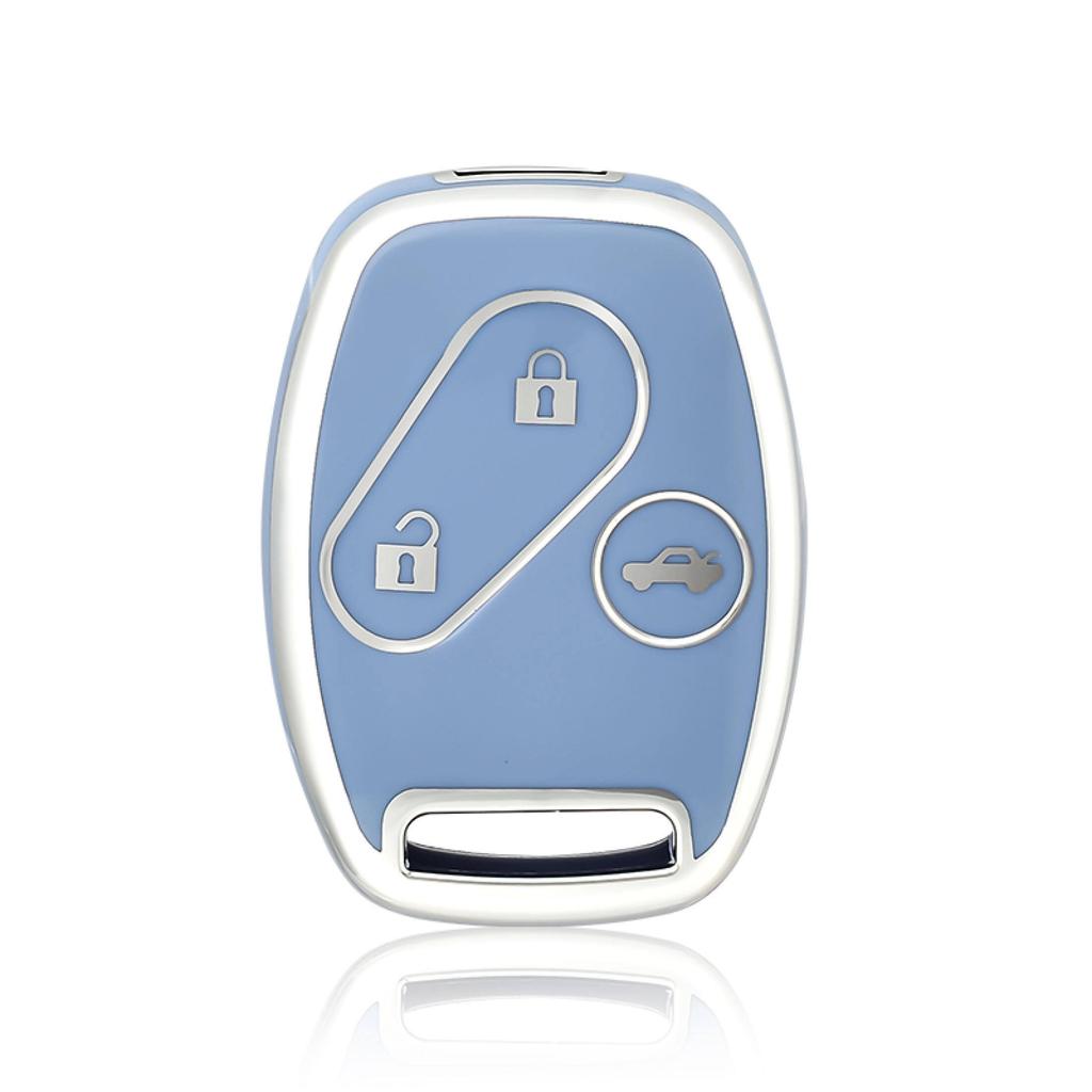 2/3 Buttons Soft TPU Car Key Case Cover for Honda Fit CIVIC JAZZ Pilot Accord CR-V Freed Freed Pilot StepWGN Insight Key Shell