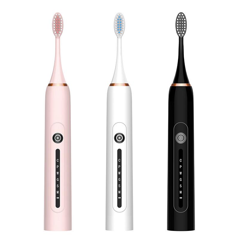 Electric Toothbrush Smart Home Sonic Portable Couple Toothbrush Soft Hair Adult Charging Set