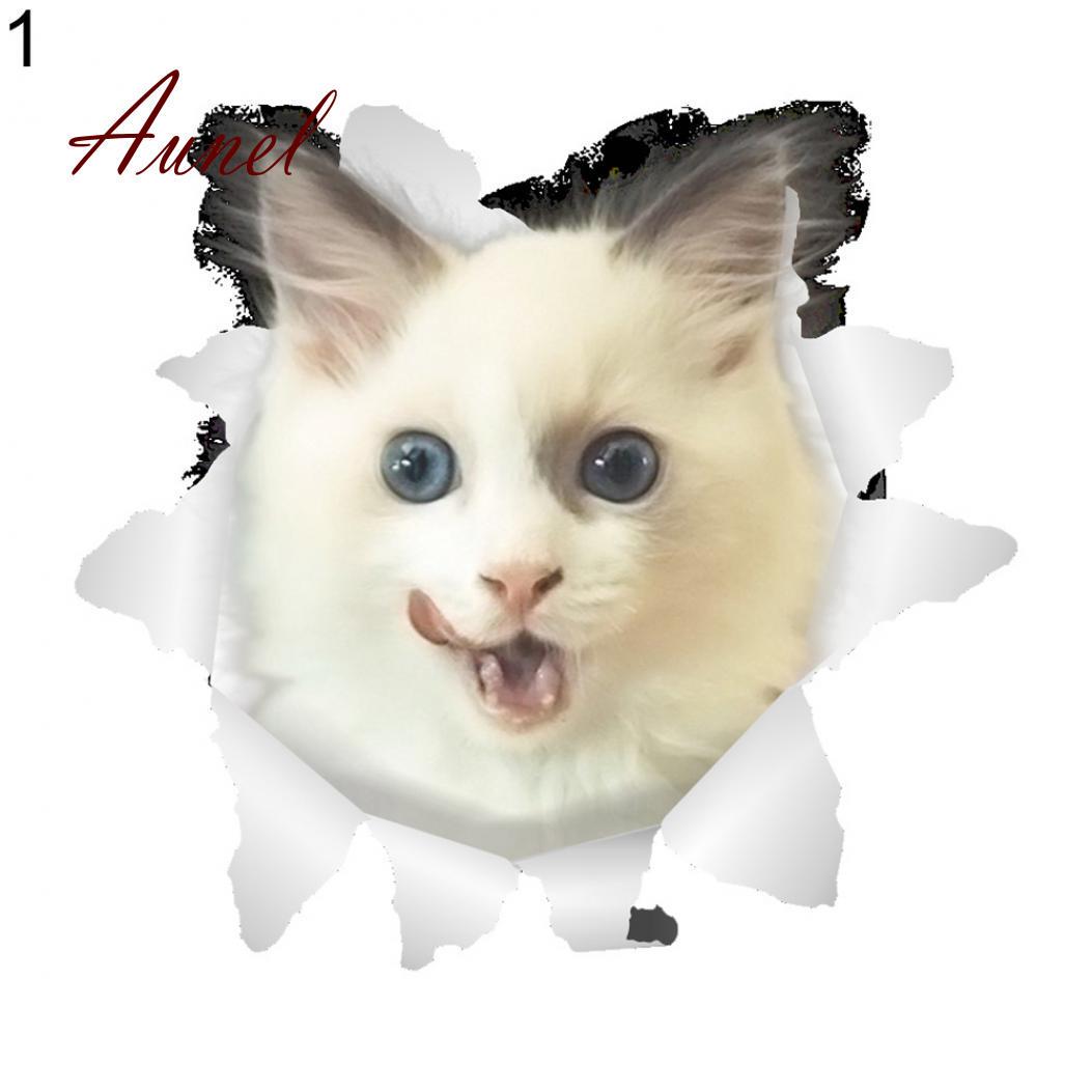 

3D термоаппликация с кошкой для ванной, туалета, декора стен 1#