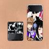 Kamonohashi Ron Coque For Samsung Z Flip7 6 Galaxy Case Shockproof Z Flip5 Z Flip3 4 5G Hard Cover Phone TPU PC Hard Funda