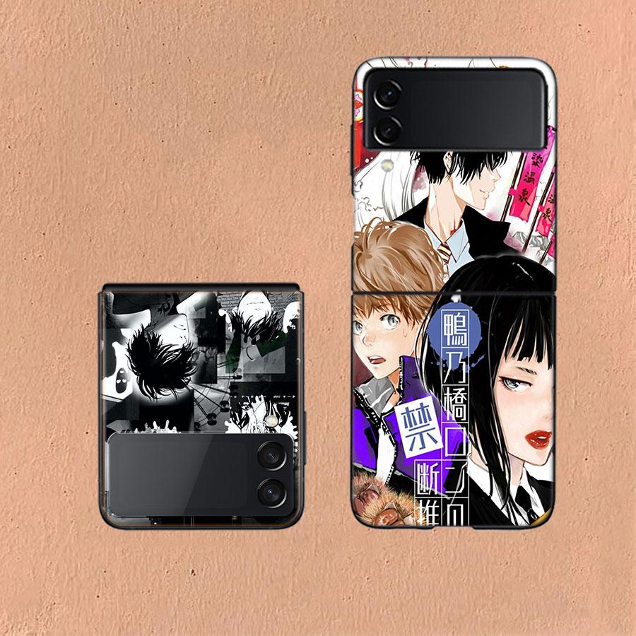 Kamonohashi Ron Coque For Samsung Z Flip7 6 Galaxy Case Shockproof Z Flip5 Z Flip3 4 5G Hard Cover Phone TPU PC Hard Funda