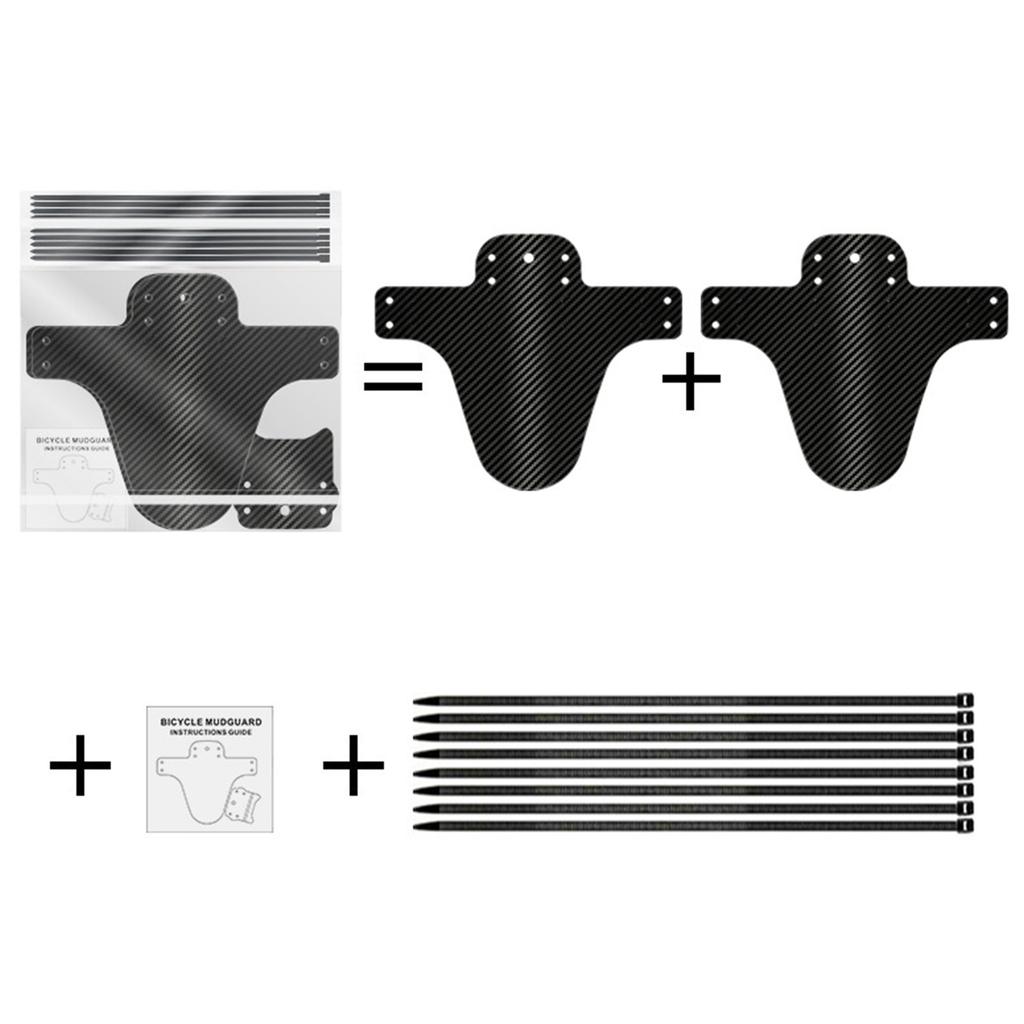 Bicycles Mudguard Adjustable Folding Bikes Front Rear Mud Guard Cycling Splash Guards for Mountain Bikes Riding
