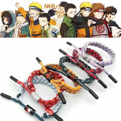 Anime Naruto Náramek Náramek Sasuke Itachi Kakashi Nastavitelné náramky Cosplay Prop dárek