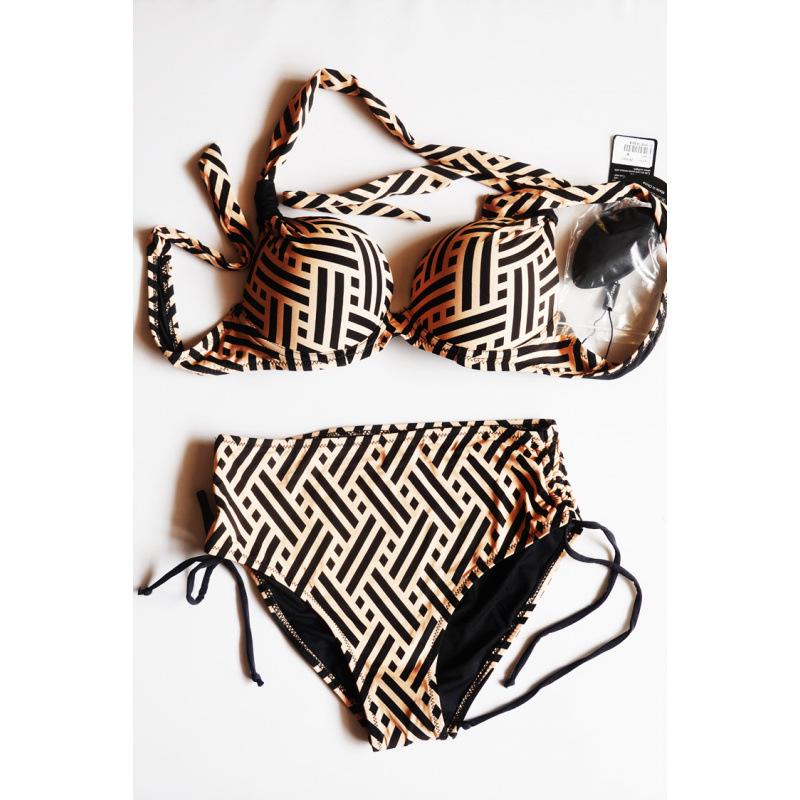 

2025 Hanligu Korean Style Sexy Bikini Swimsuit Extra Large