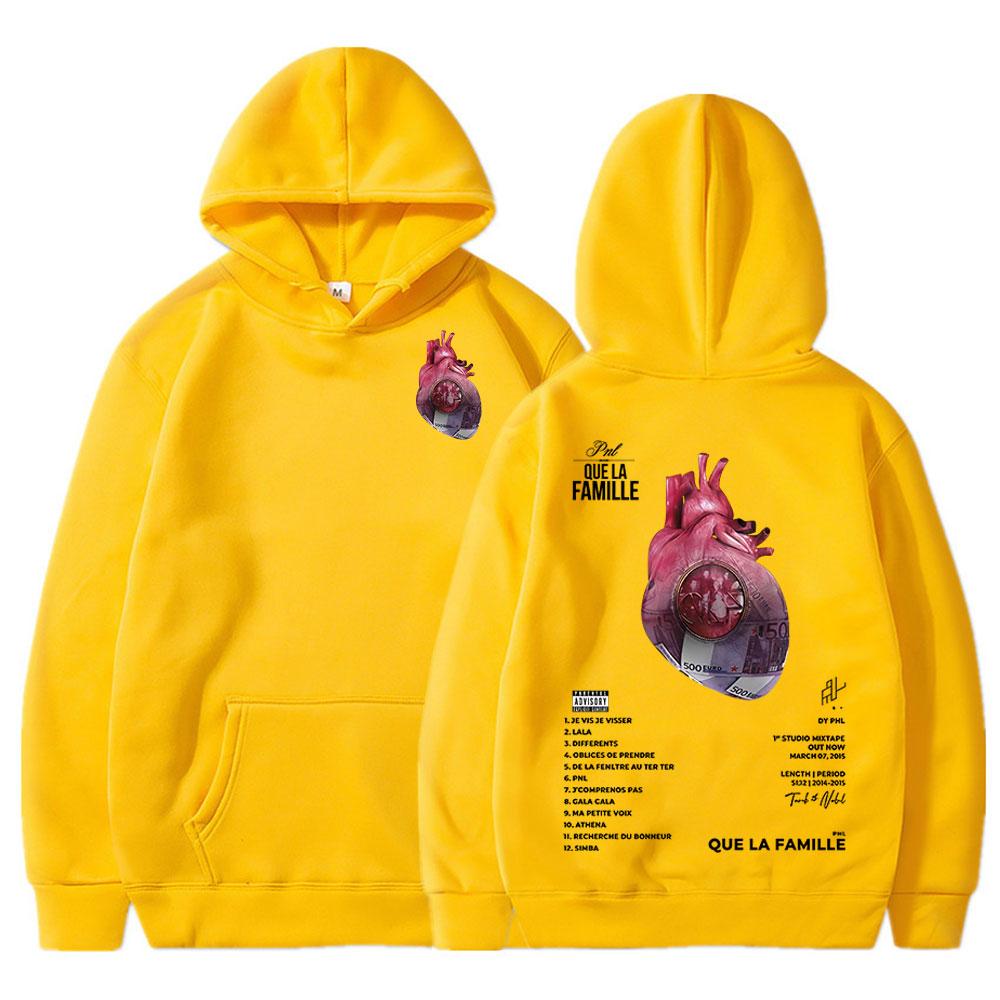 Y2K Le Monde Chico Mikiny Francúzsky Rapper PNL Album Que La Famille Mikiny s kapucňou Muži Ženy Dlhý rukáv